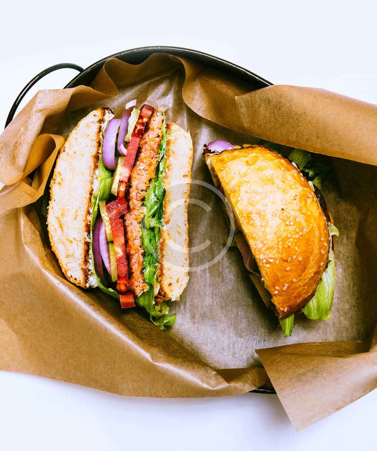Classic veggie burger