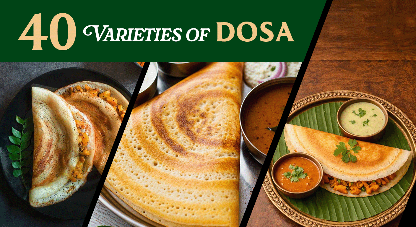 40 varieties of dosa