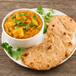 1Chapathi with aloo masala