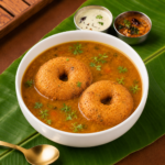 1Dipped Sambar Vada