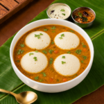 1Dipped Sambar idly