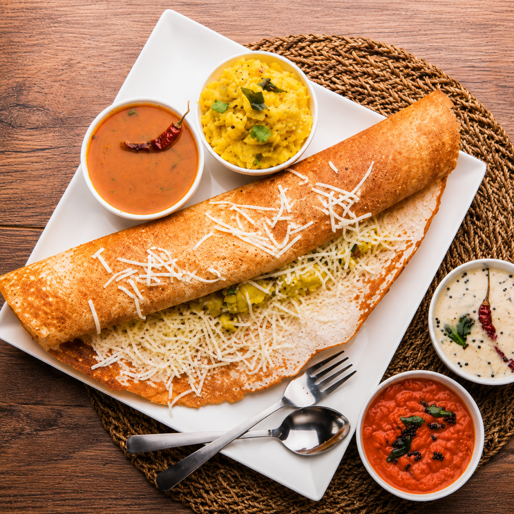 cheese dosa