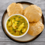 1poori with aloo masala